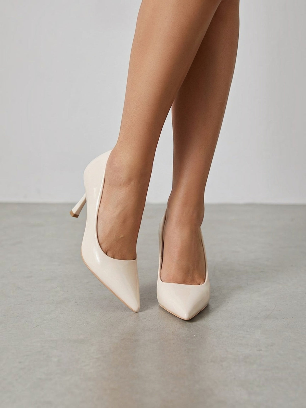 Zapatos de tacón Lucetta de charol con punta fina