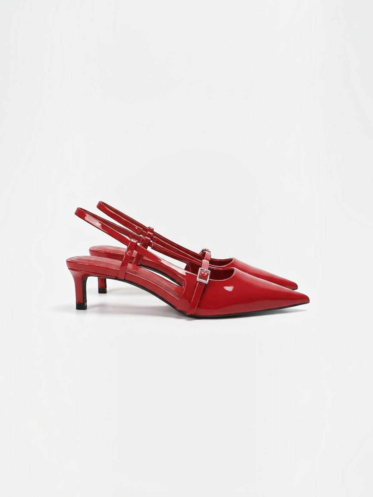 Zapatos destalonados Tahlia de charol con punta fina