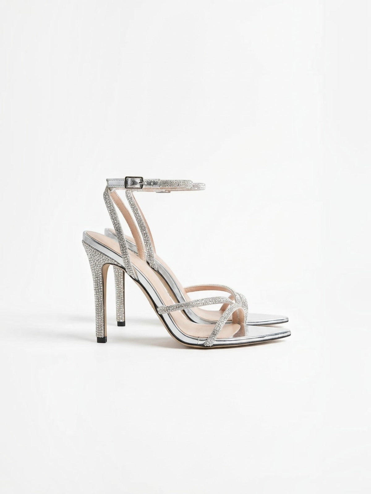 Sandalias Virelle de Tacón con Pedrería