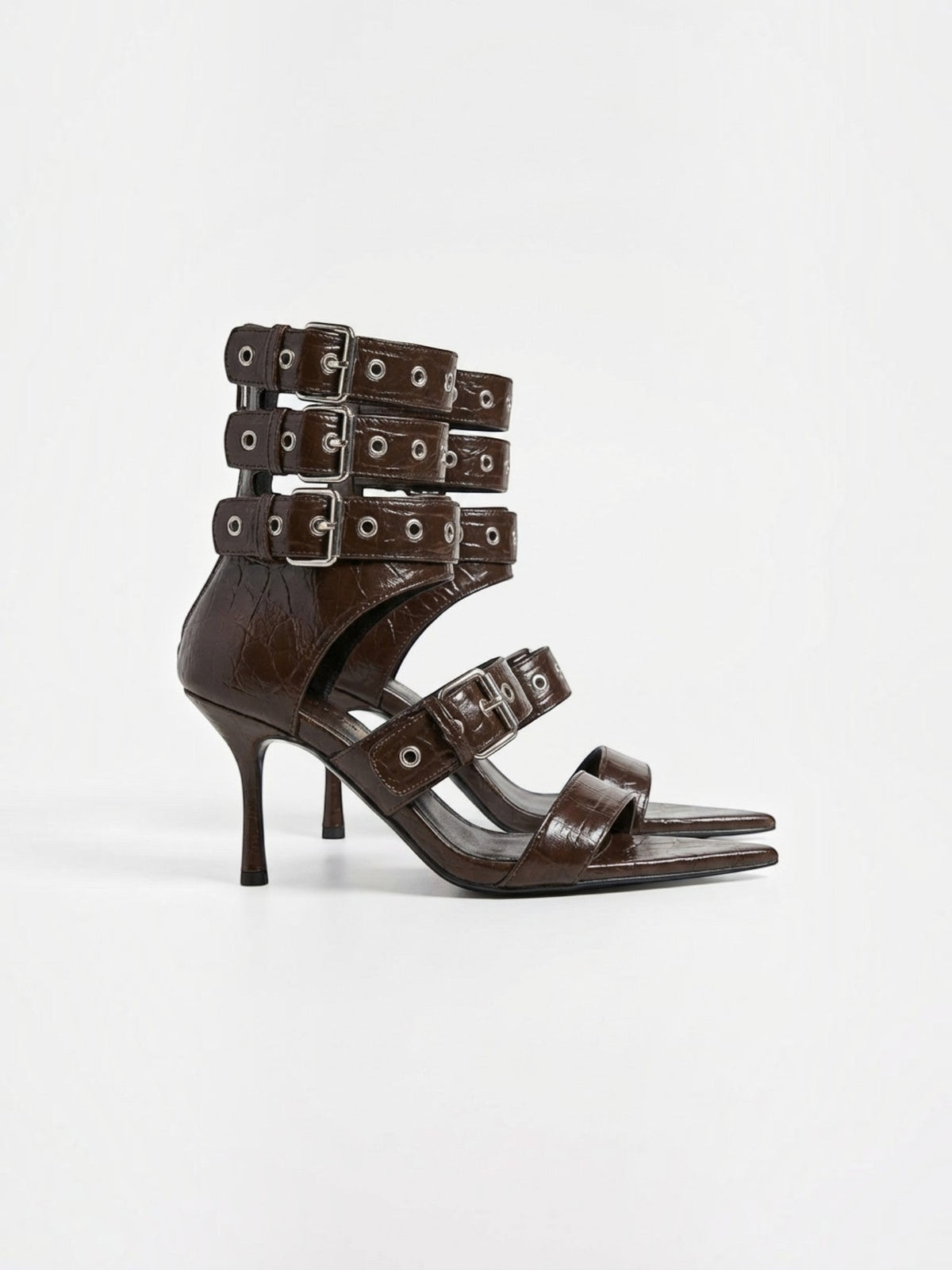 Sandalias de tacón Elenique con hebillas