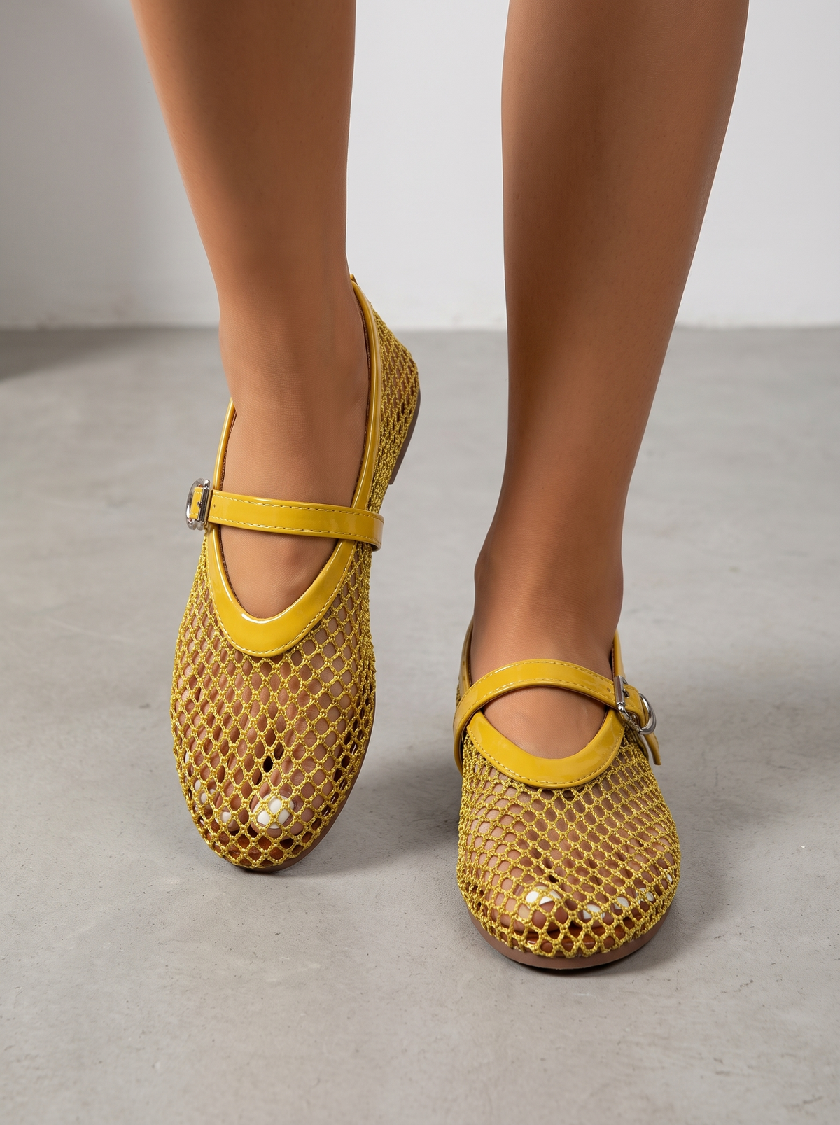 Bailarinas Ginger de Malla con Tira