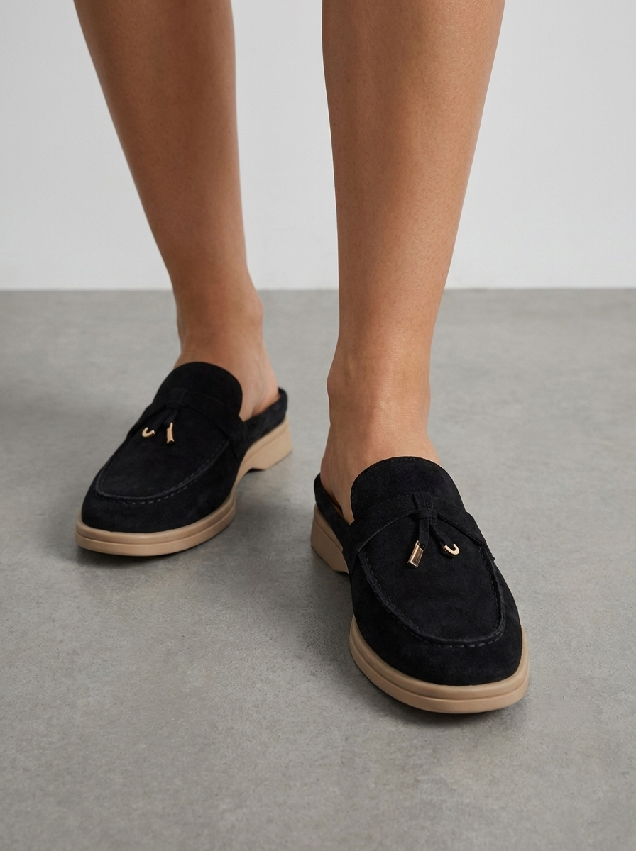 Mules Mocasín Rylee Sin Talón