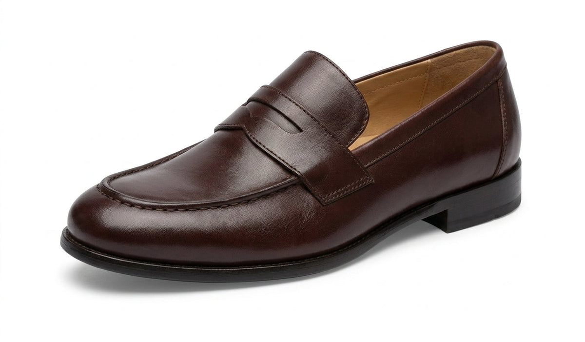 Mocasines Planos Mujer de Piel Estilo Clásico