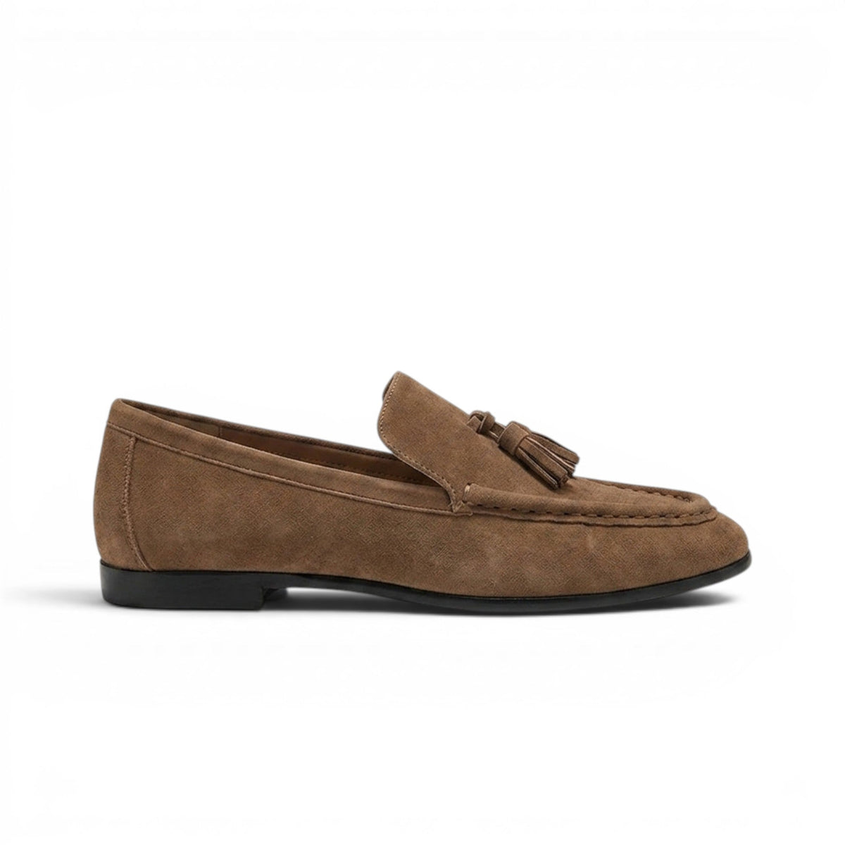Mocasines con Borlas Mujer de Ante