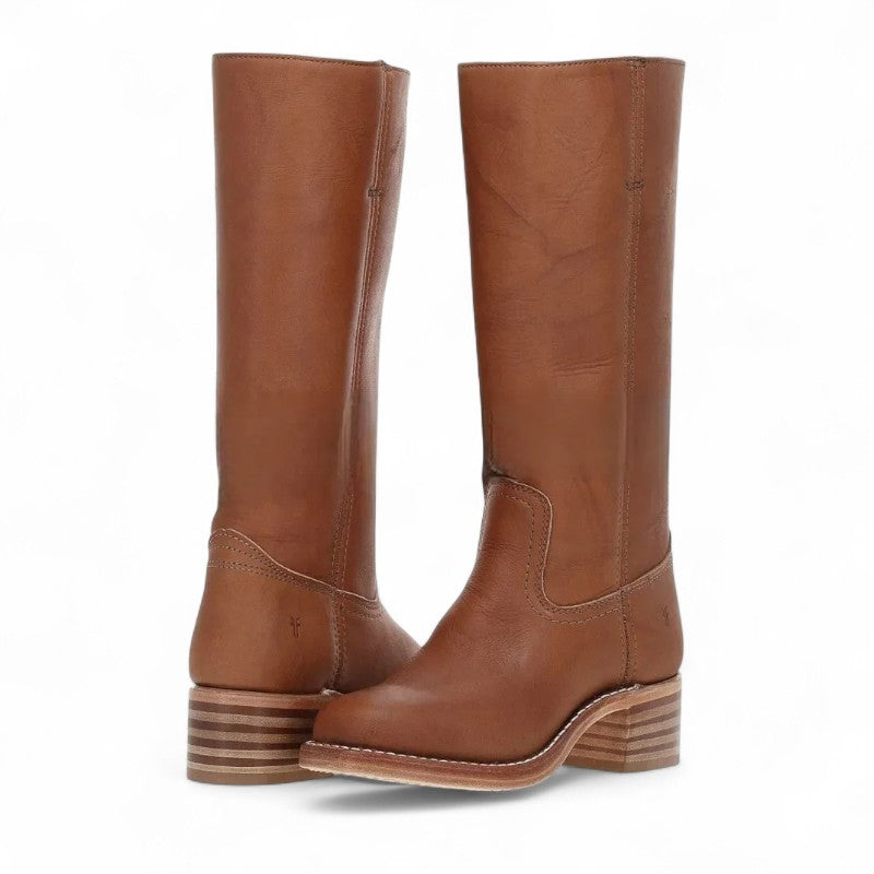 Botas de Agua Altas Mujer de Goma con Tacón Medio