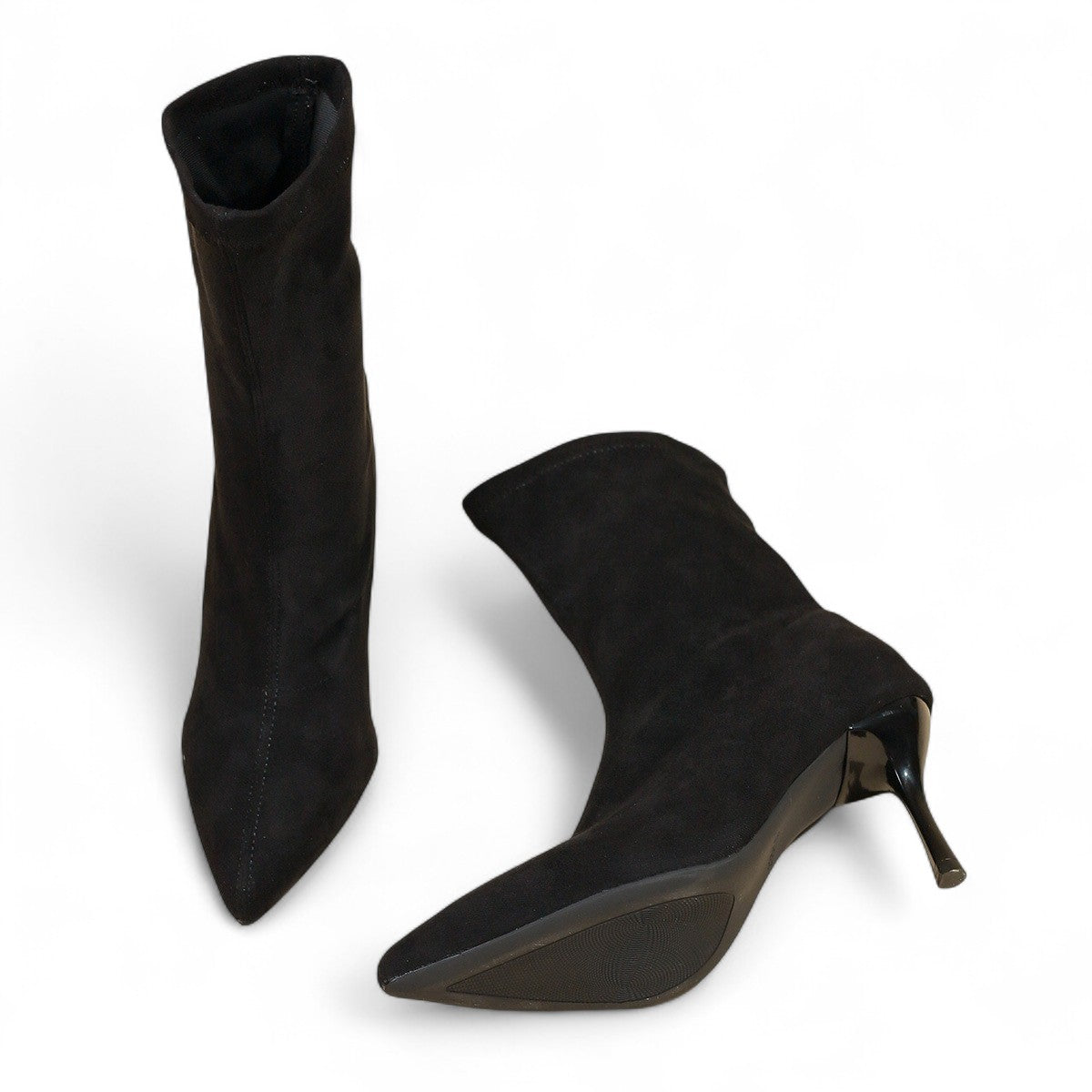 Botines Calcetín Mujer con Tacón Fino