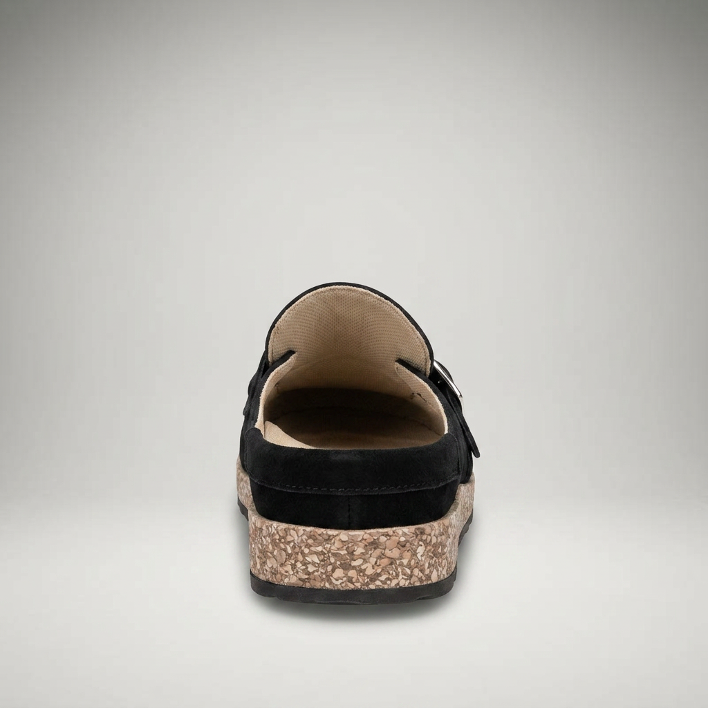 Sandalias Confort Mujer con Plantilla Acolchada y Hebilla