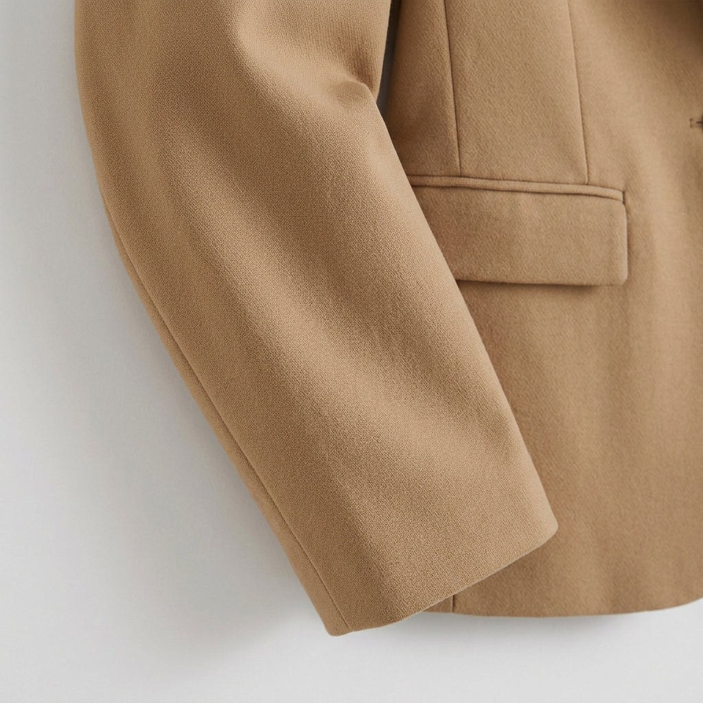 Blazer Mujer Entallado Cuello Sastre Botón