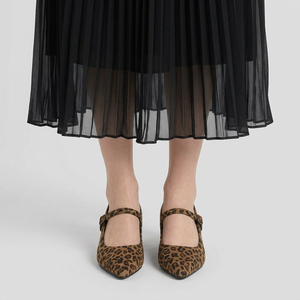 Zapatos Mary Jane Mujer Punta Fina