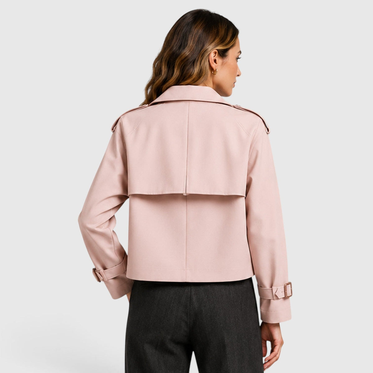 Gabardina Mujer Doble Botonadura Ligera para Looks Smart Casual - Vista 15