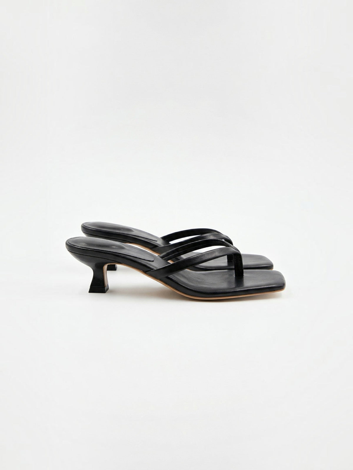 Sandalias Jessica de Tacón Kitten y Punta Cuadrada