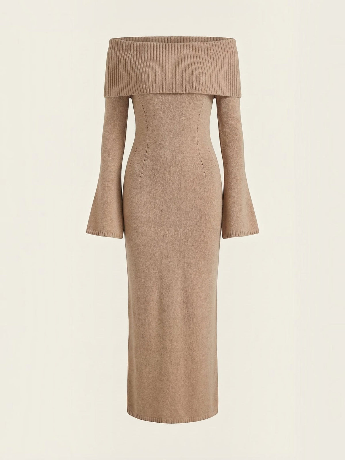 Vestido Largo Hombros Descubiertos Mujer