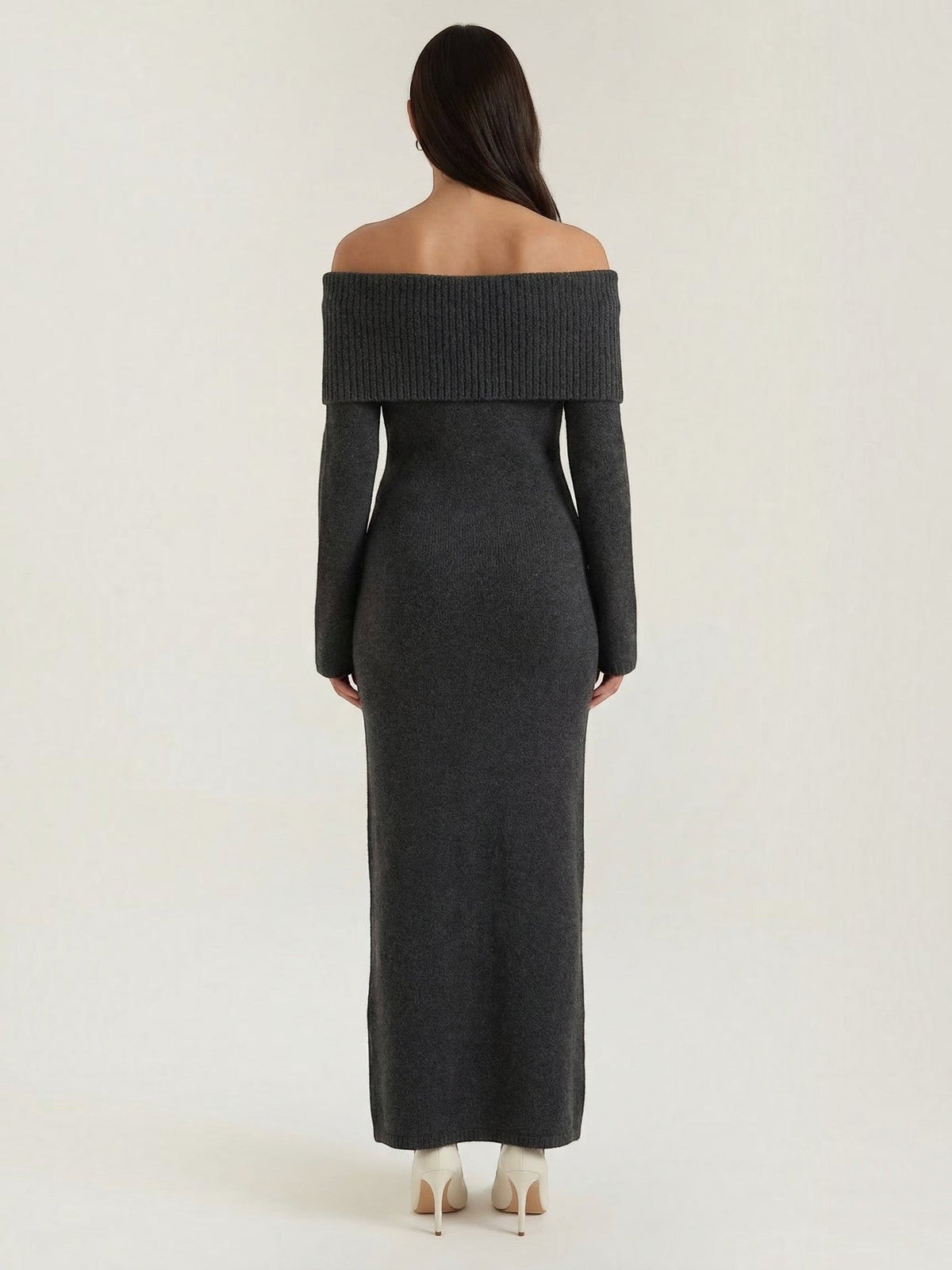 Vestido Largo Hombros Descubiertos Mujer
