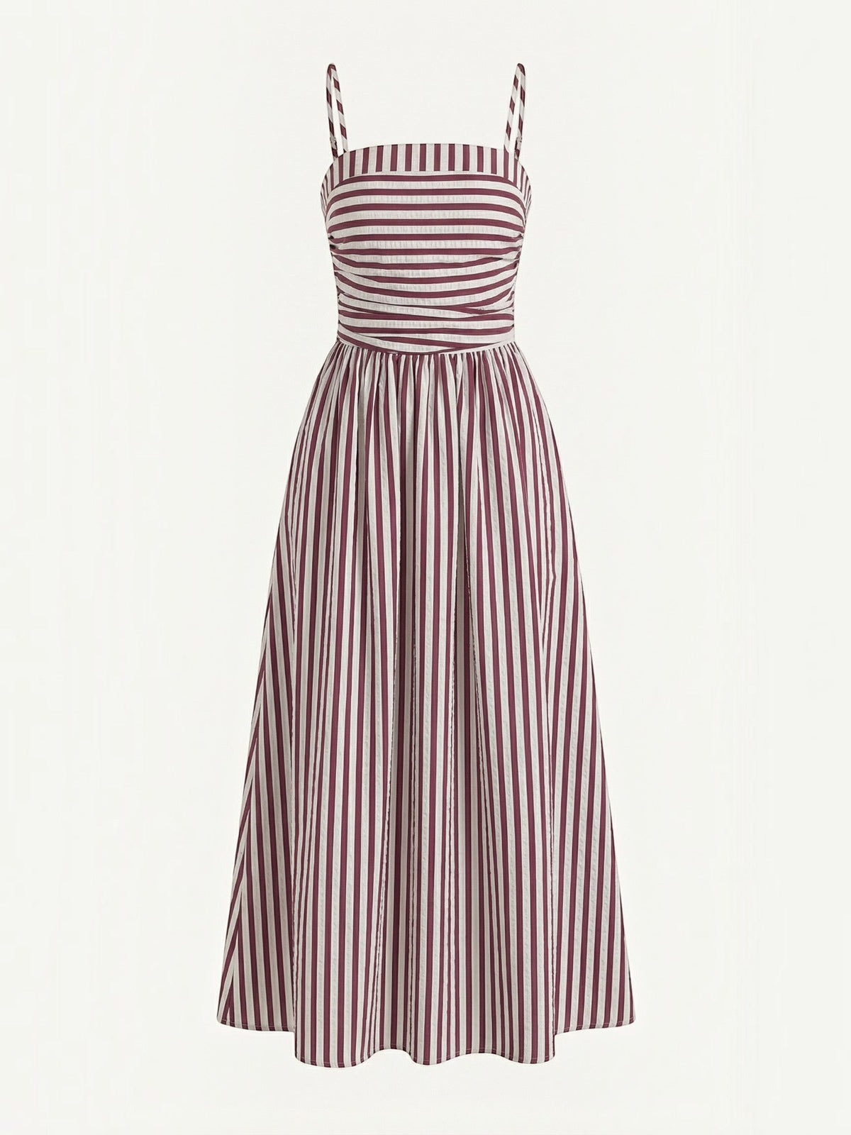 Vestido Largo Rayas Tirantes Mujer
