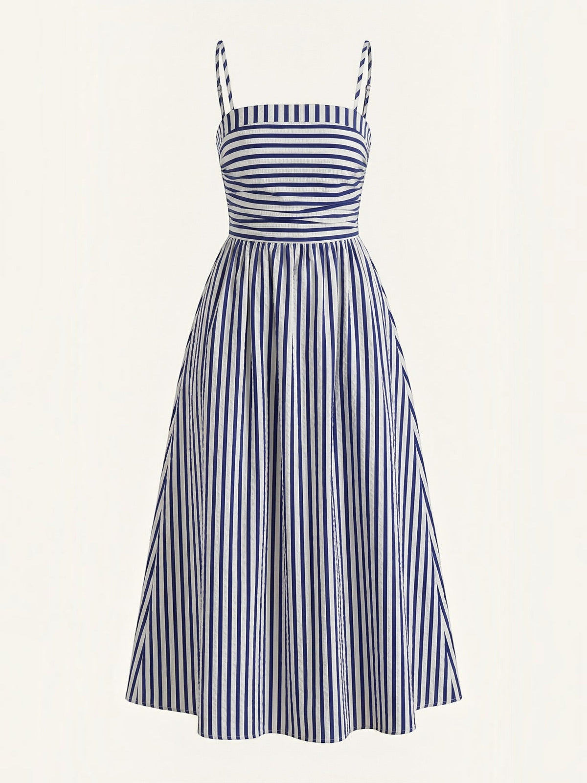Vestido Largo Rayas Tirantes Mujer