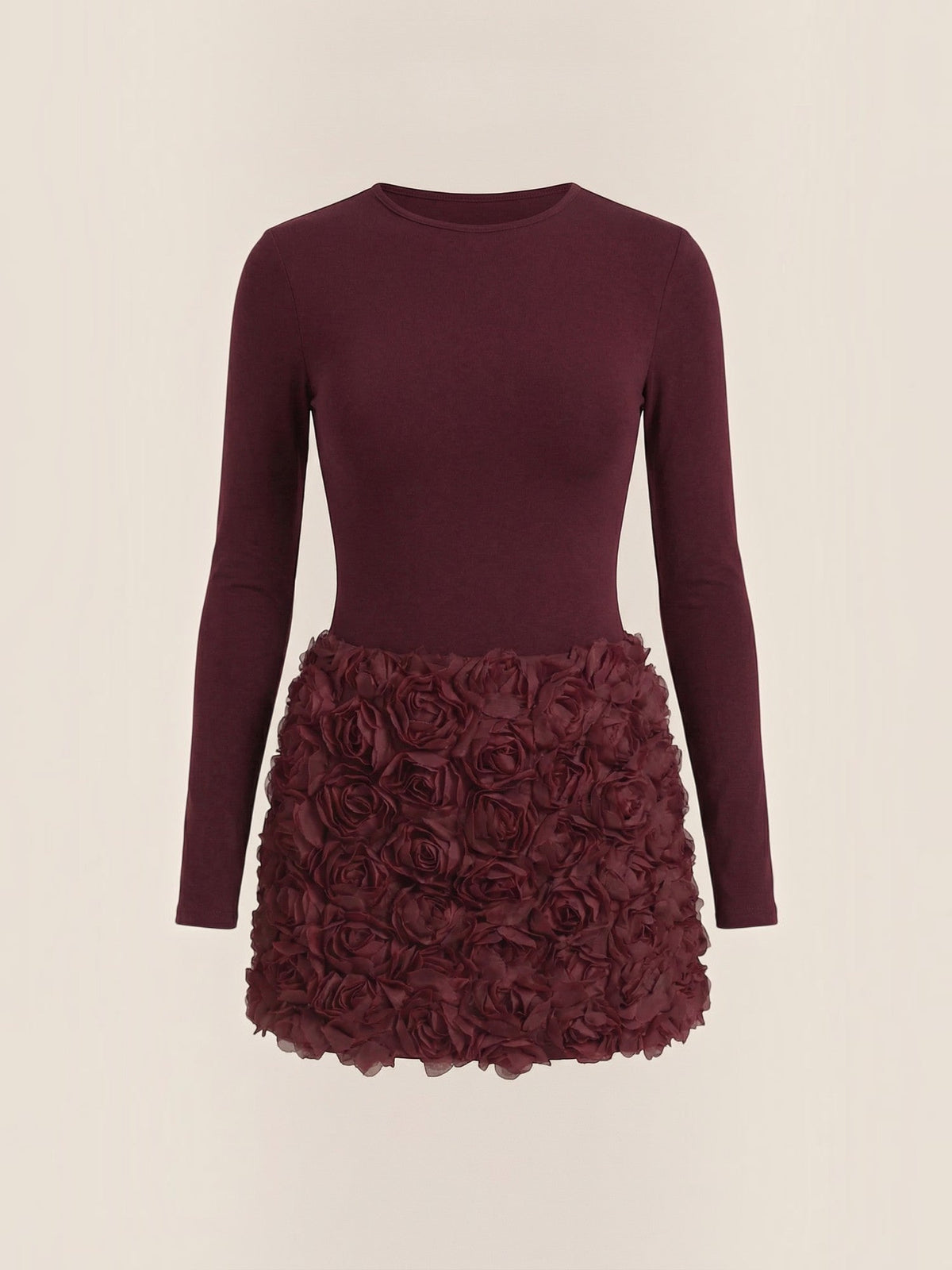 Vestido Corto Fiesta Flores Relieve