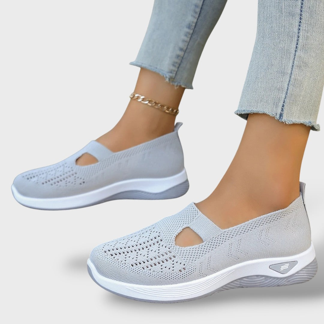 Zapatillas Mujer de Malla Slip-On sin Cordones